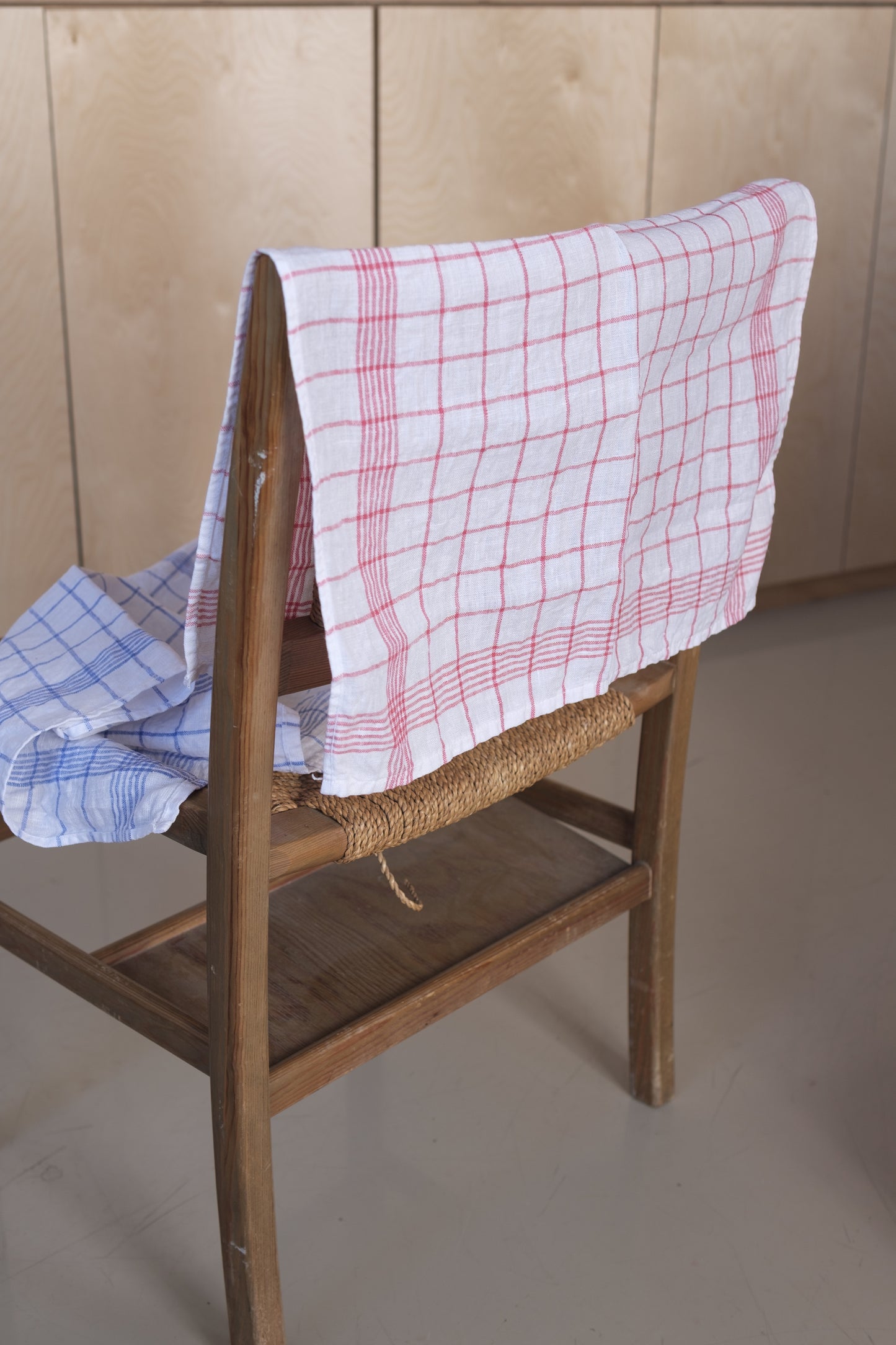 Kjøkkenhåndkle i lin og bomull