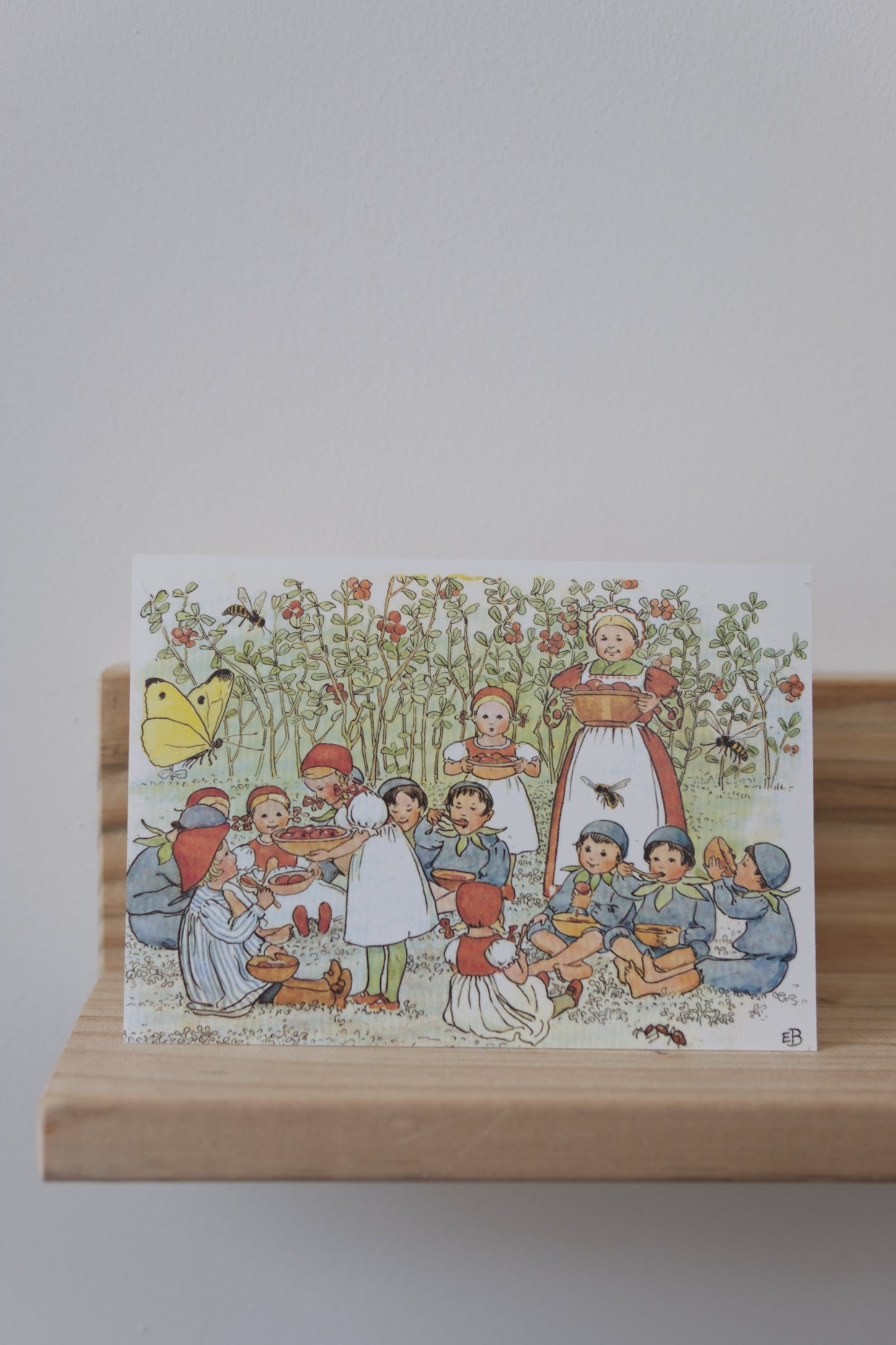 Putte i blåbærskogen A6 Kort