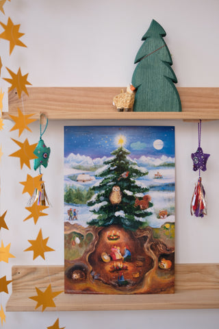 Medium papirkalender - hos dvergene