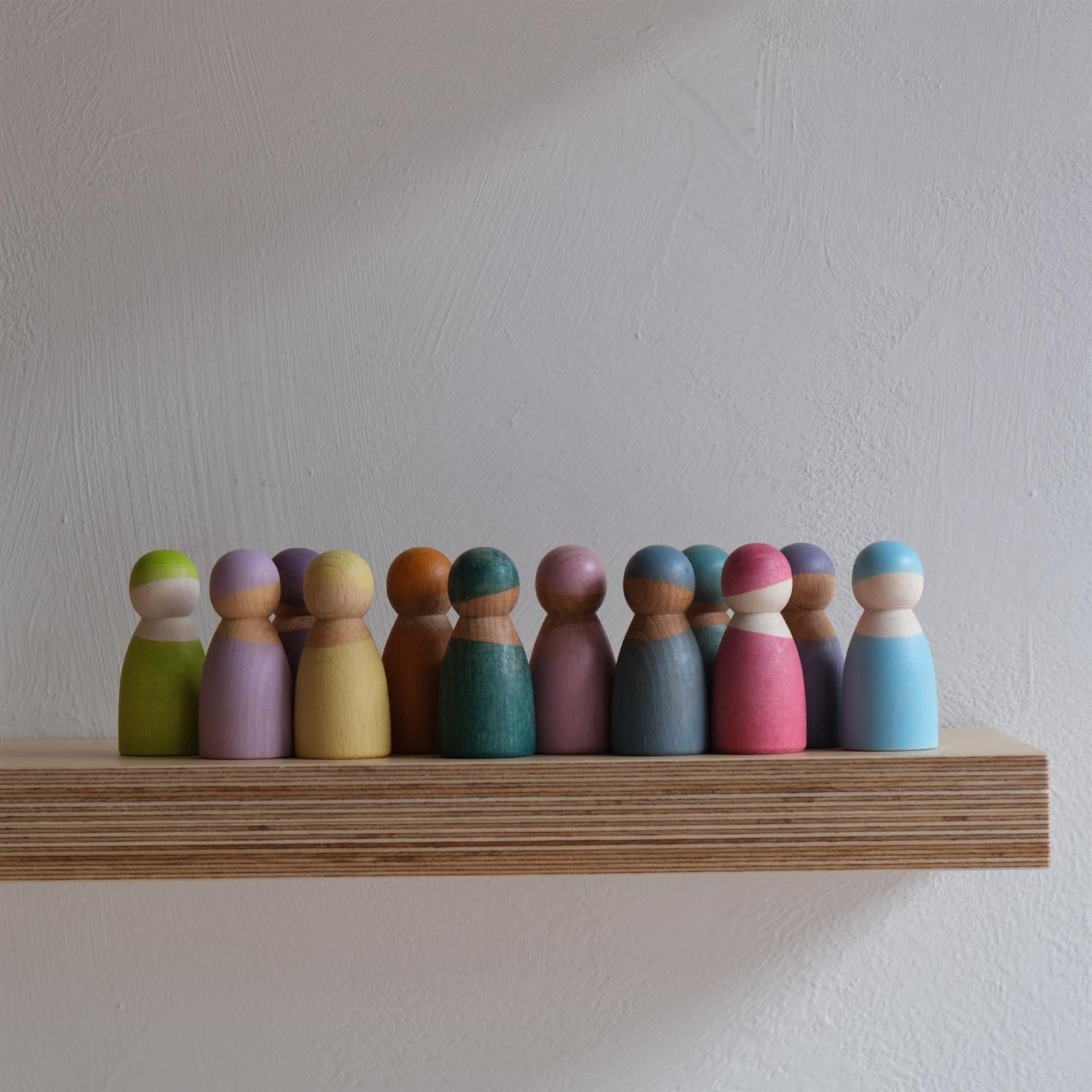 Regnbuens venner - pastell