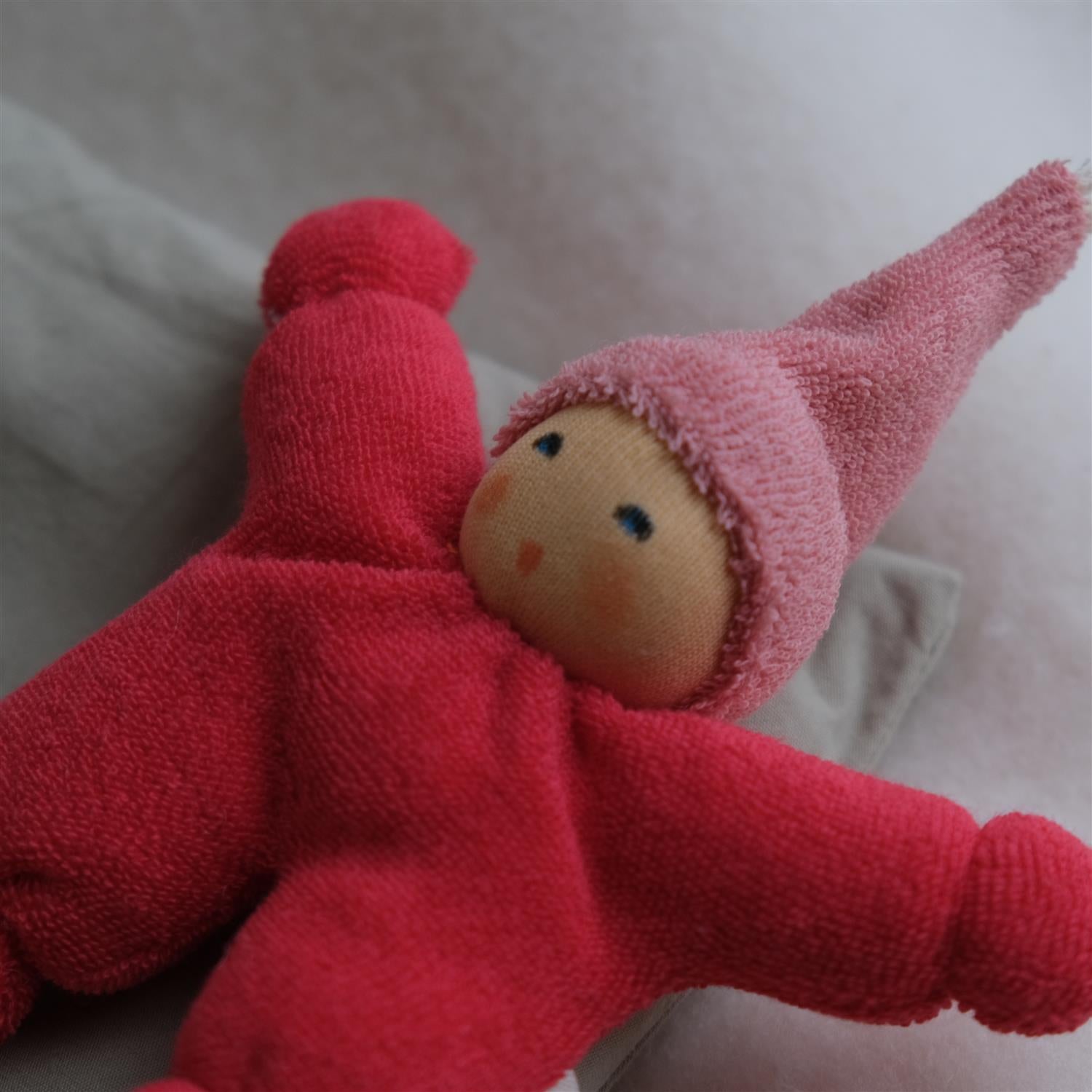 Wichtel - rød og rosa - 11cm