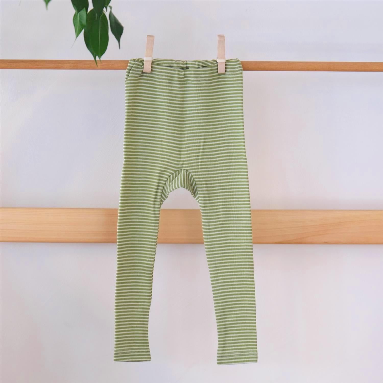 Leggings til barn - ull/silke - 13 fargevalg