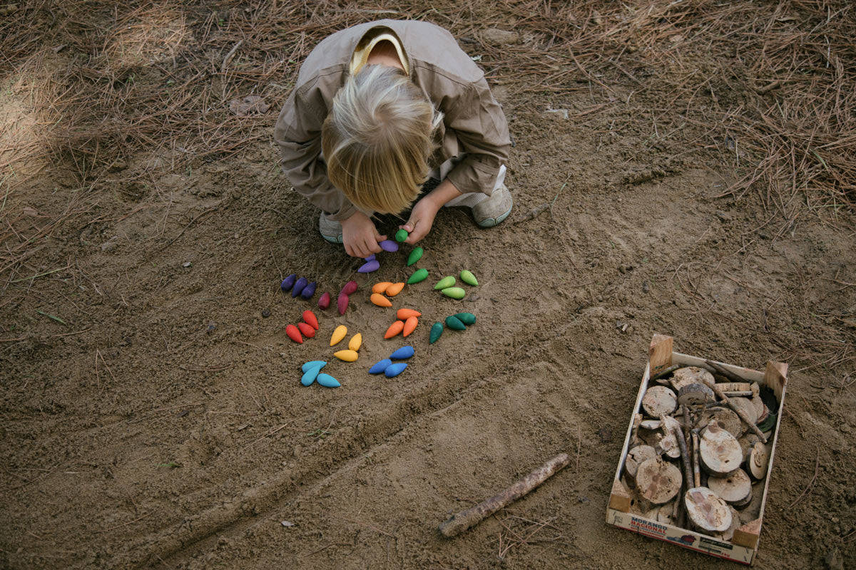 Rainbow snowflake mandala - 36 deler