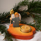 Candle holder with Angel blue