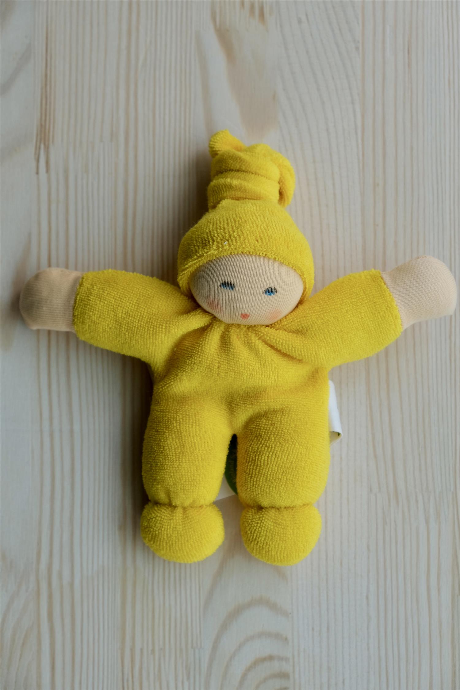 Pimpel gul - beige - 17cm