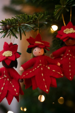 Liten julestjerne - hengeullfigur