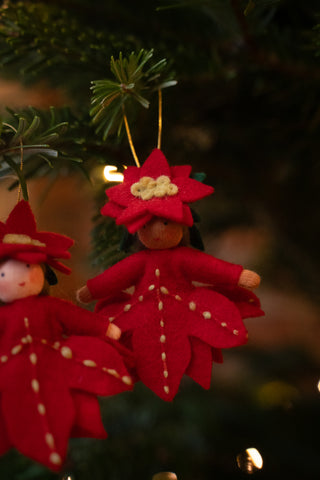 Liten julestjerne - hengeullfigur