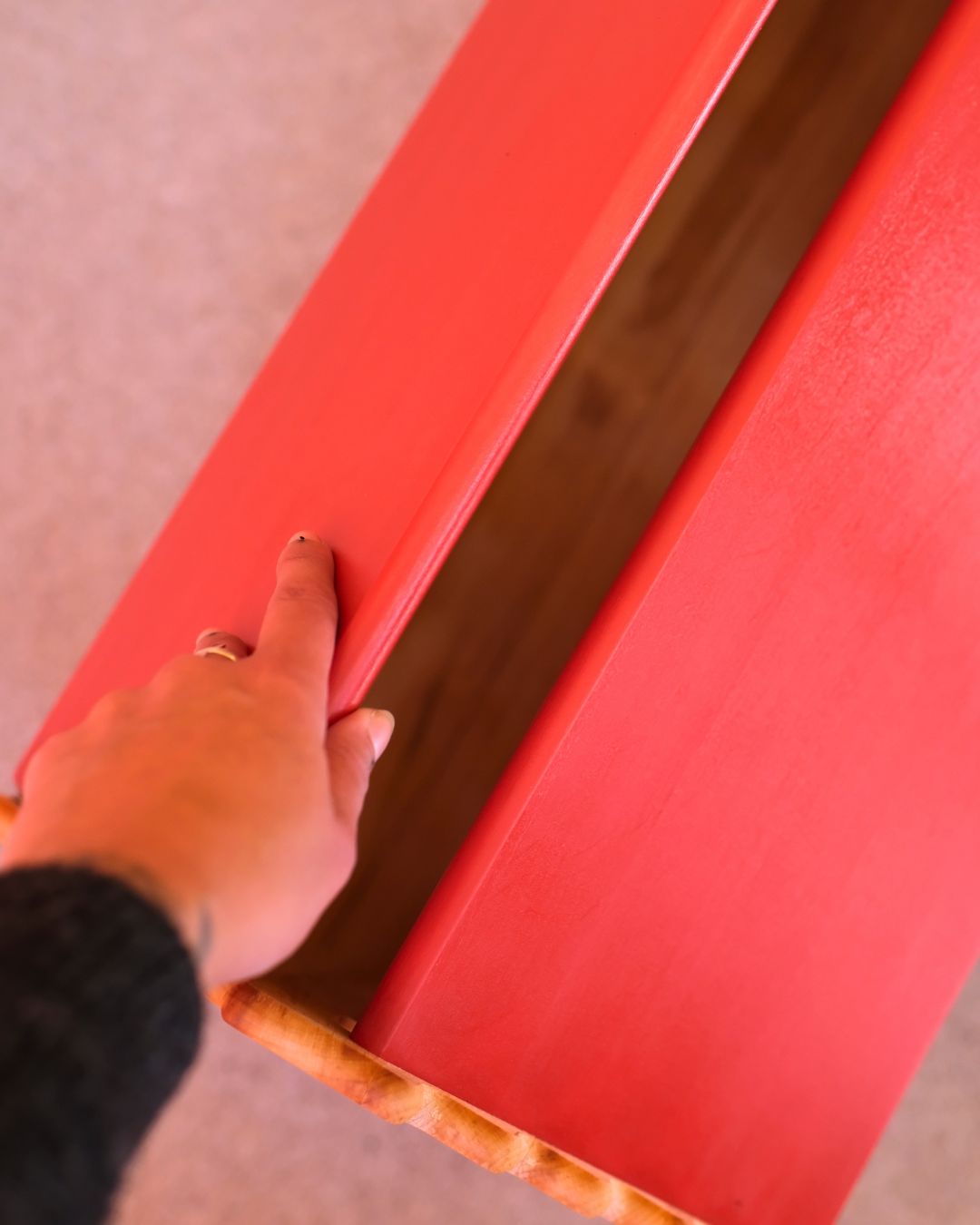 Ridderslott med rødt tak