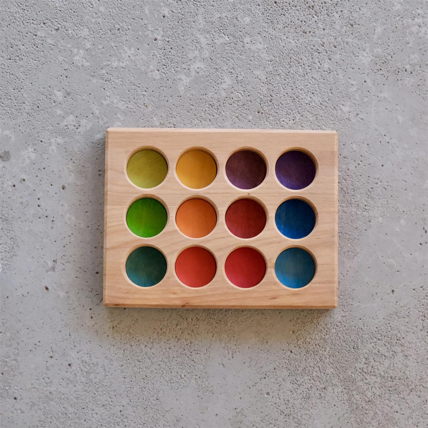 Sorteringsbrett - regnbuens farger