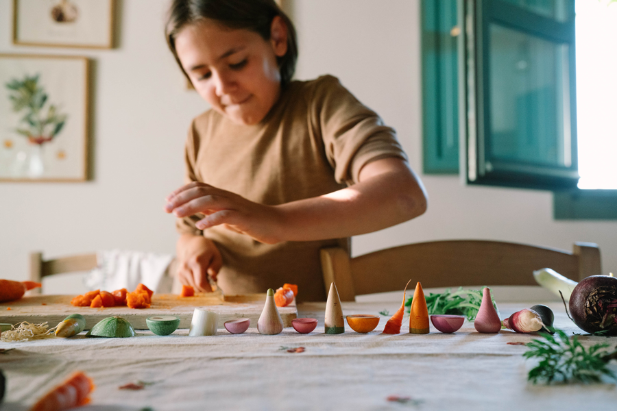 Veggies - sett med lekemat