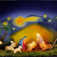 Nativity scene with diorama - 11 pcs