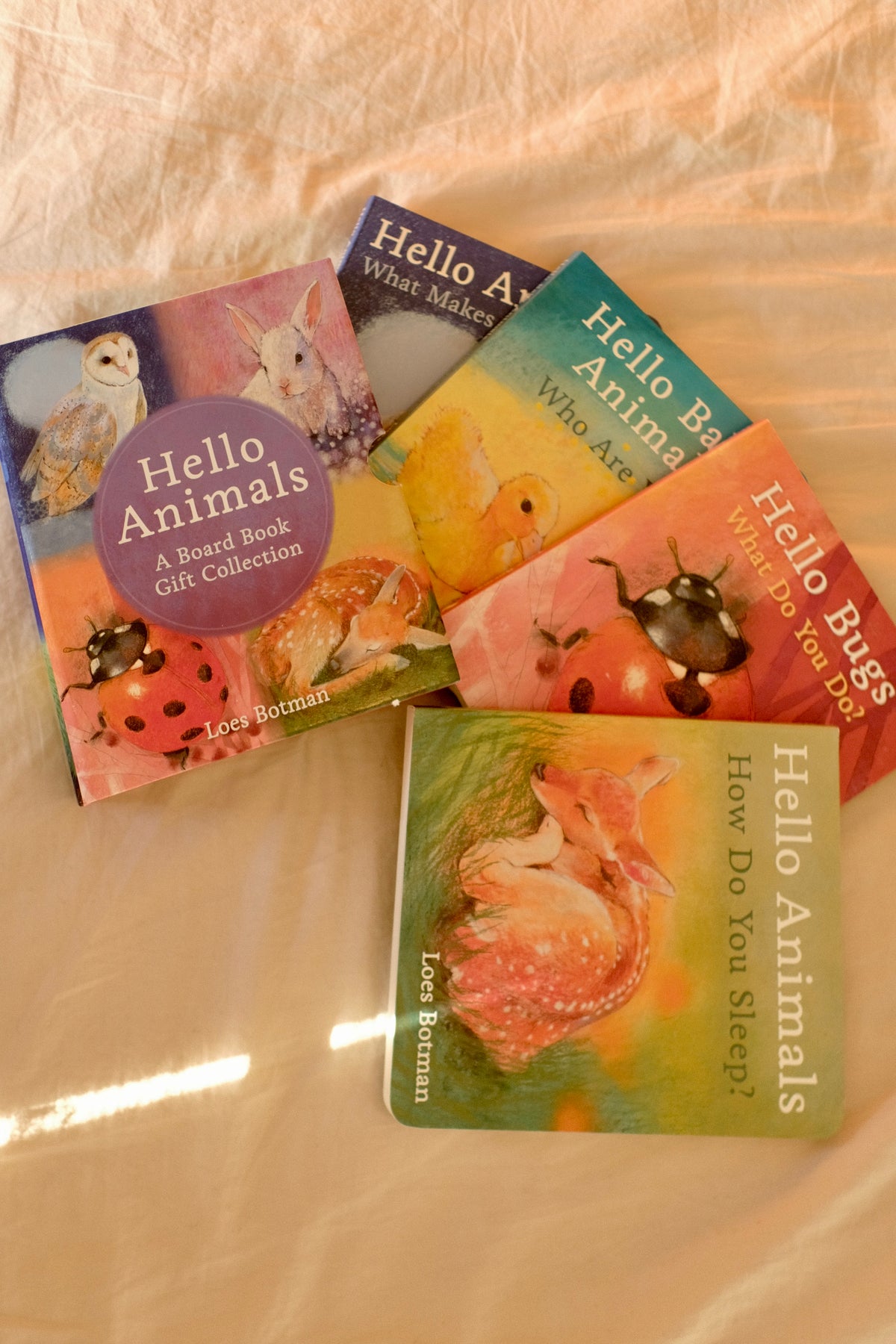 Hello Animals - Loes Botman - samlesett med 4 bøker