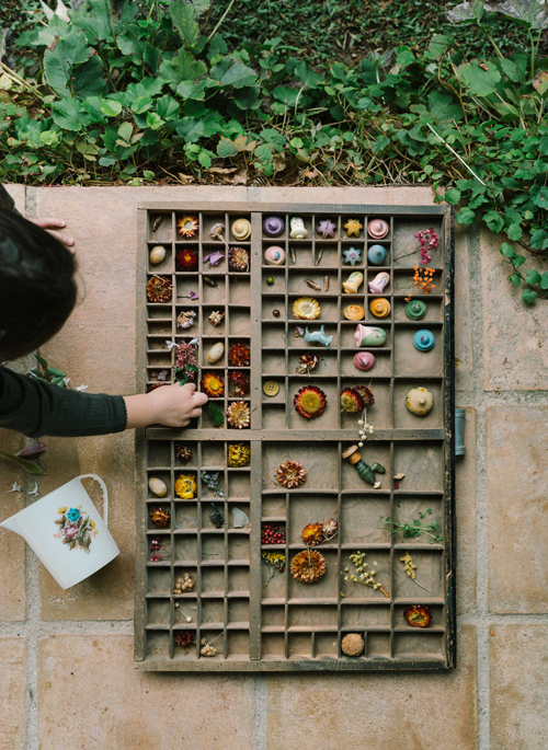 Flower Meadow - sett med blomster