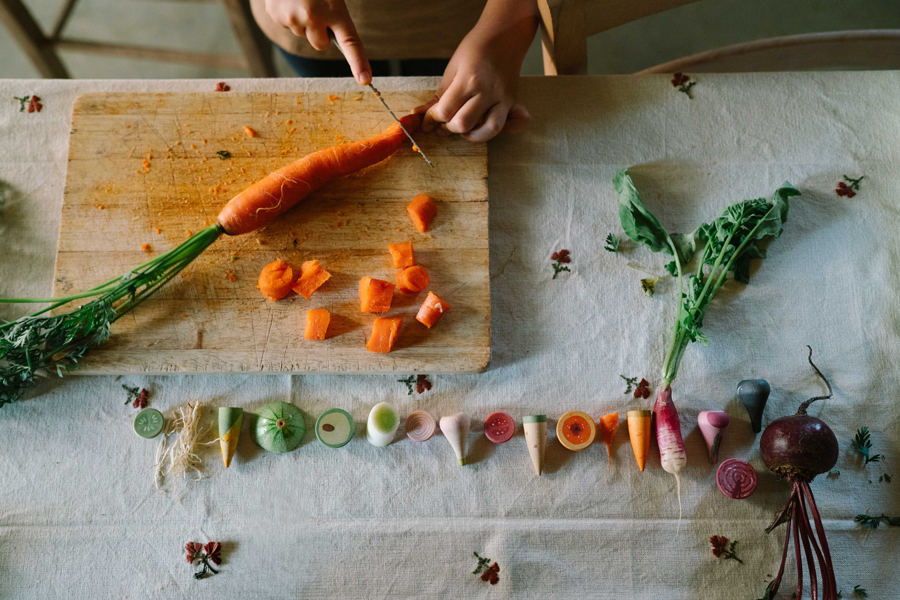 Veggies - sett med lekemat