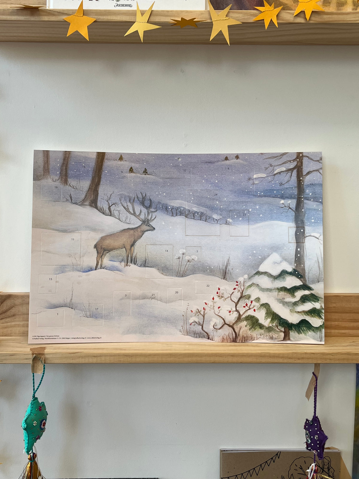 Medium papirkalender - Det store snøfallet