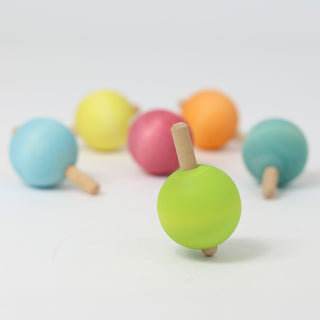 Sett med snurrebass - pastell