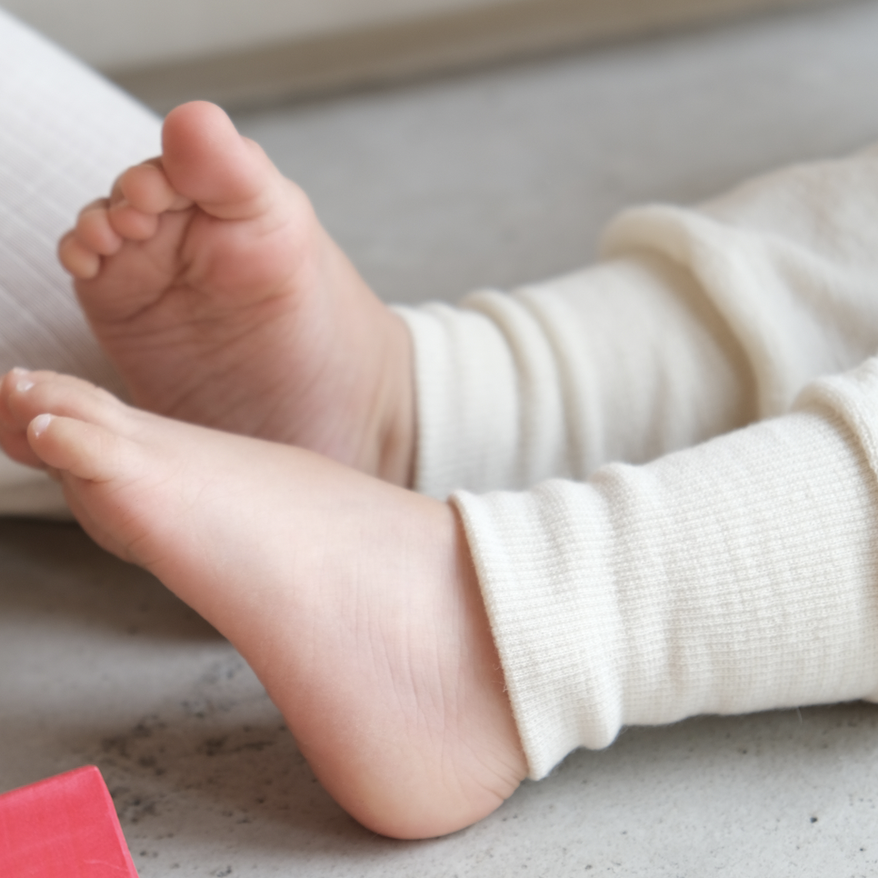 Pysjamas - ullfrottè - åpen fot