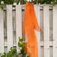 Lekesilke - 55x180cm - tangerine