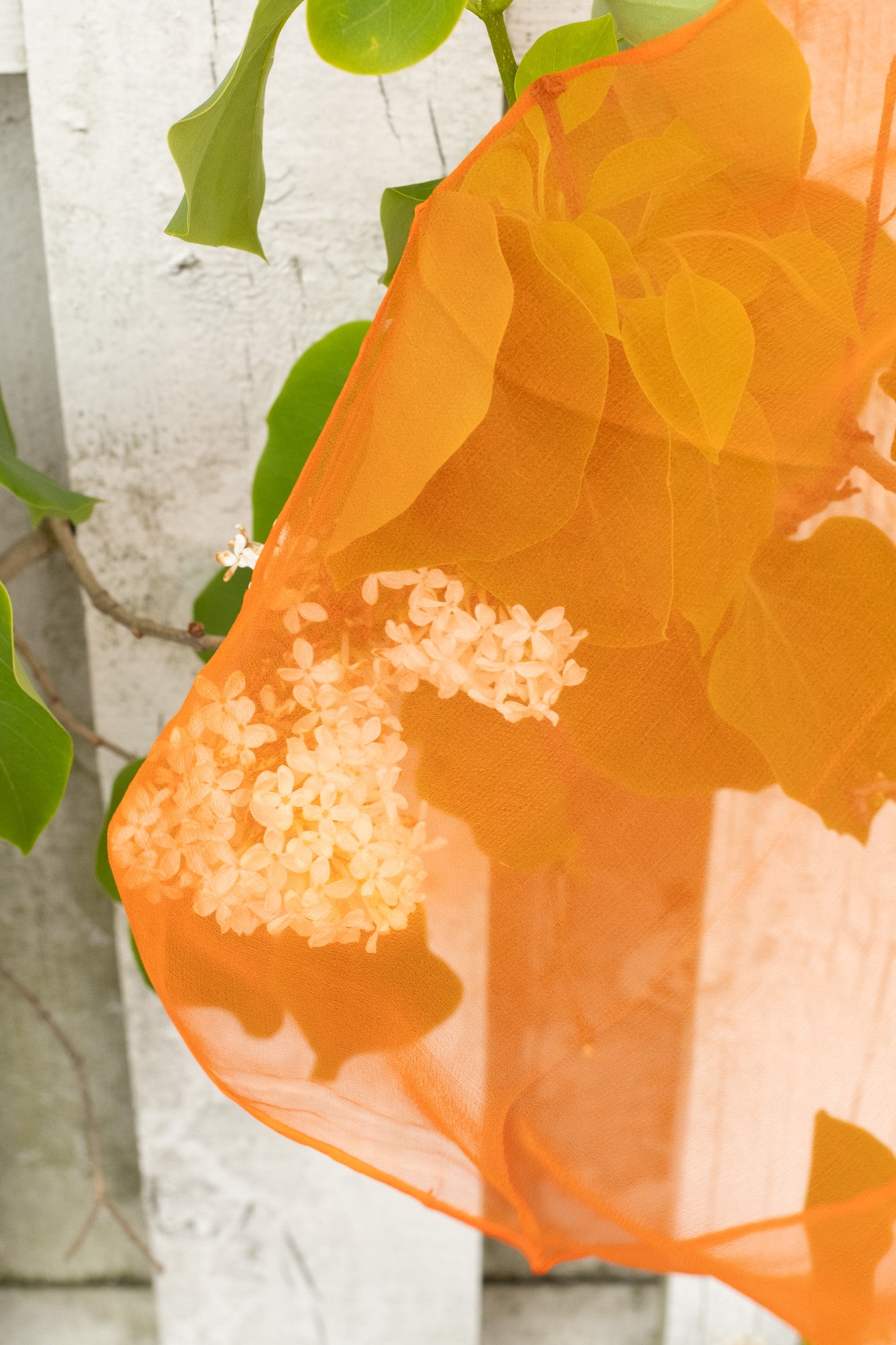 Lekesilke - 55x180cm - tangerine