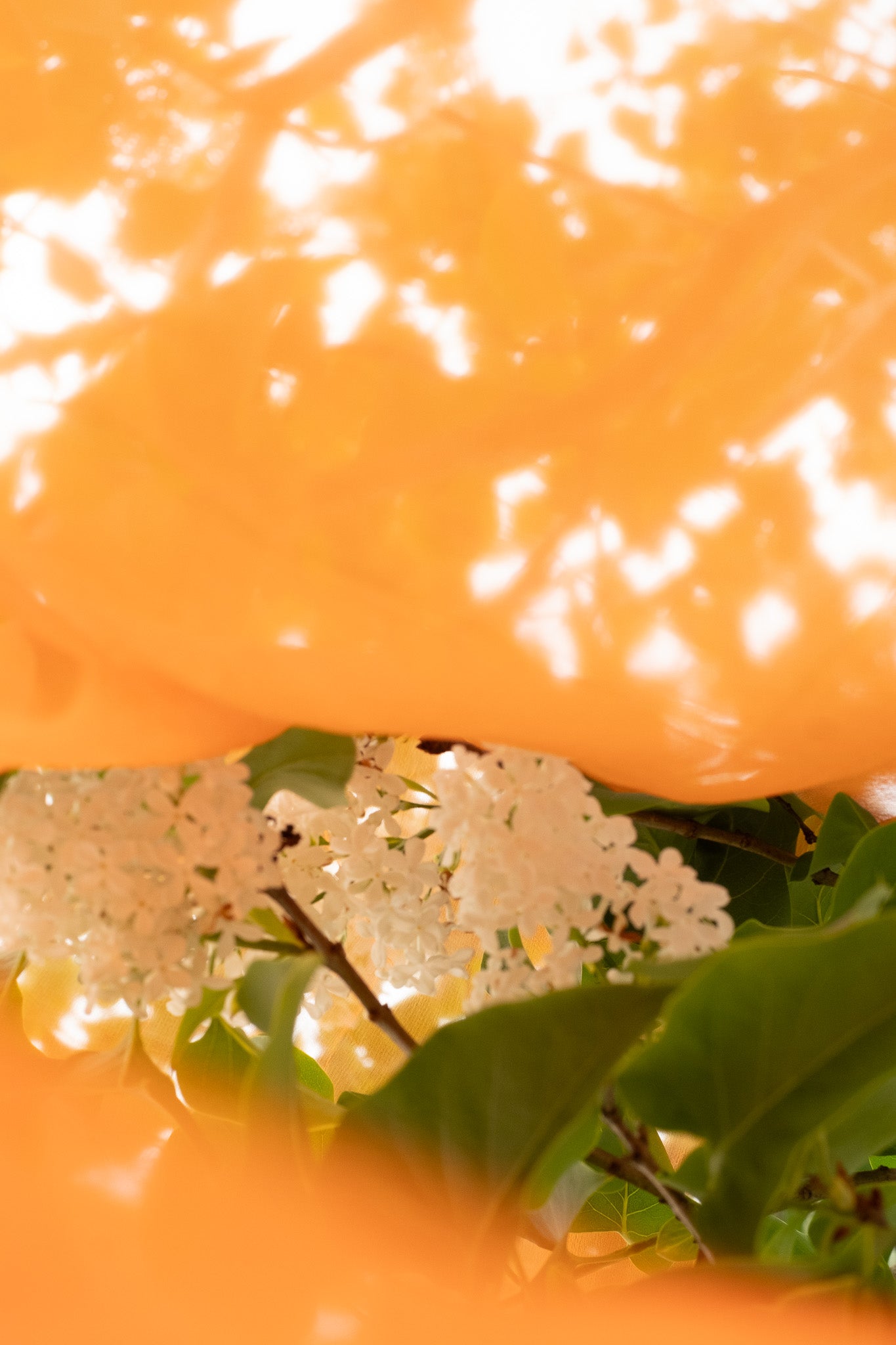 Lekesilke - 55x180cm - orange
