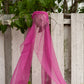 Lekesilke - 55x180cm - pink