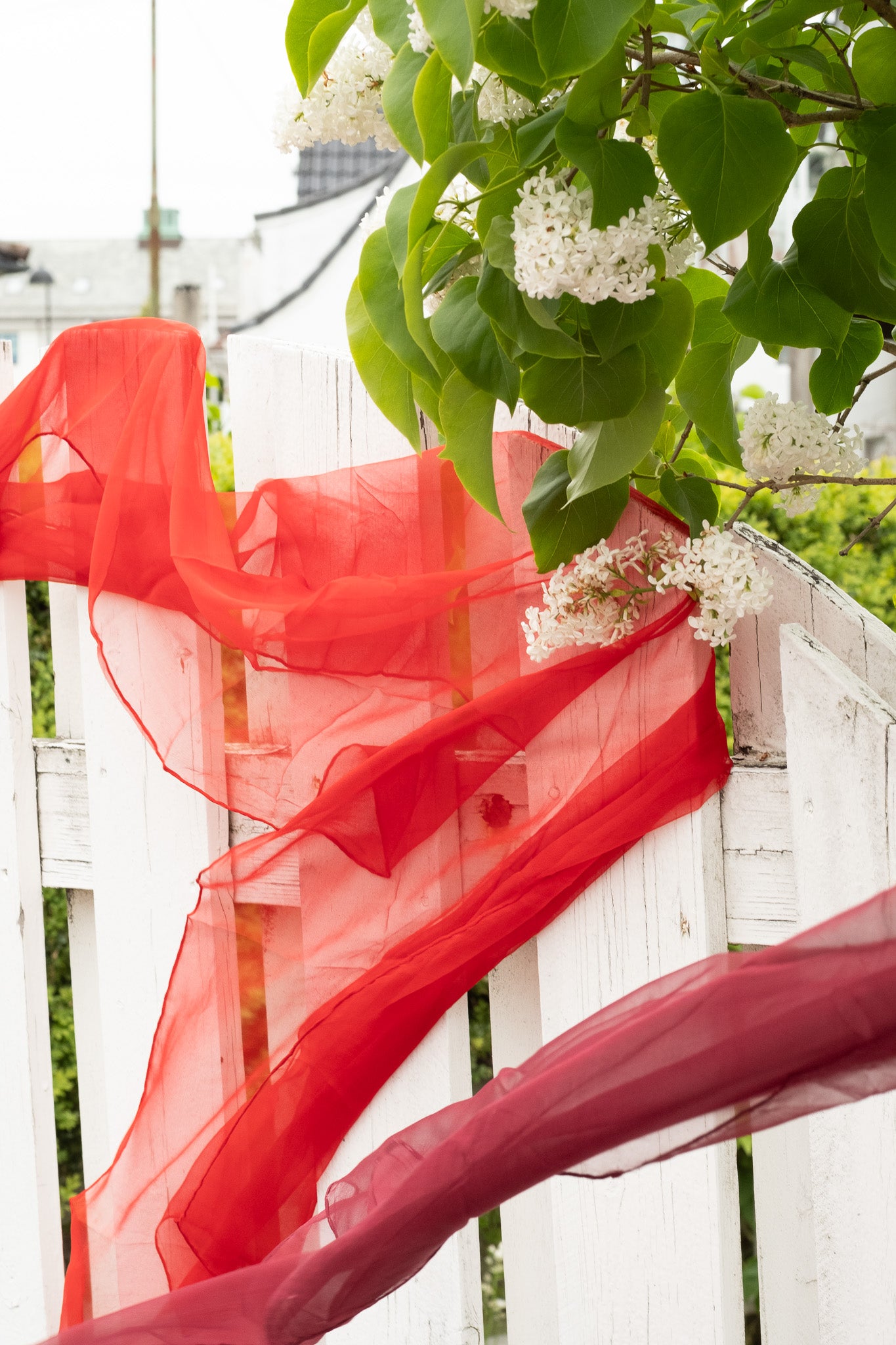 Lekesilke - 55x180cm - passion red