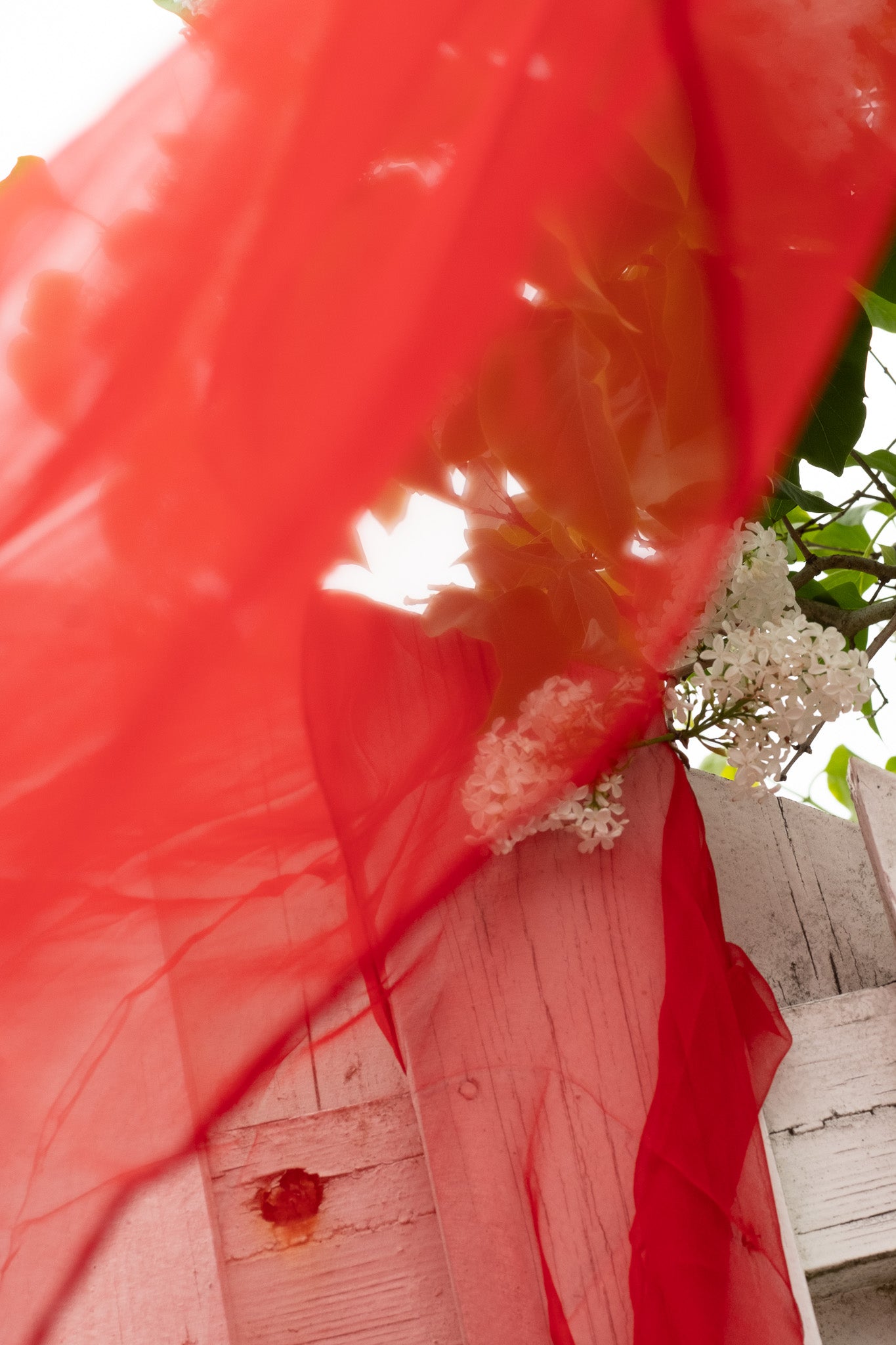 Lekesilke - 55x180cm - passion red