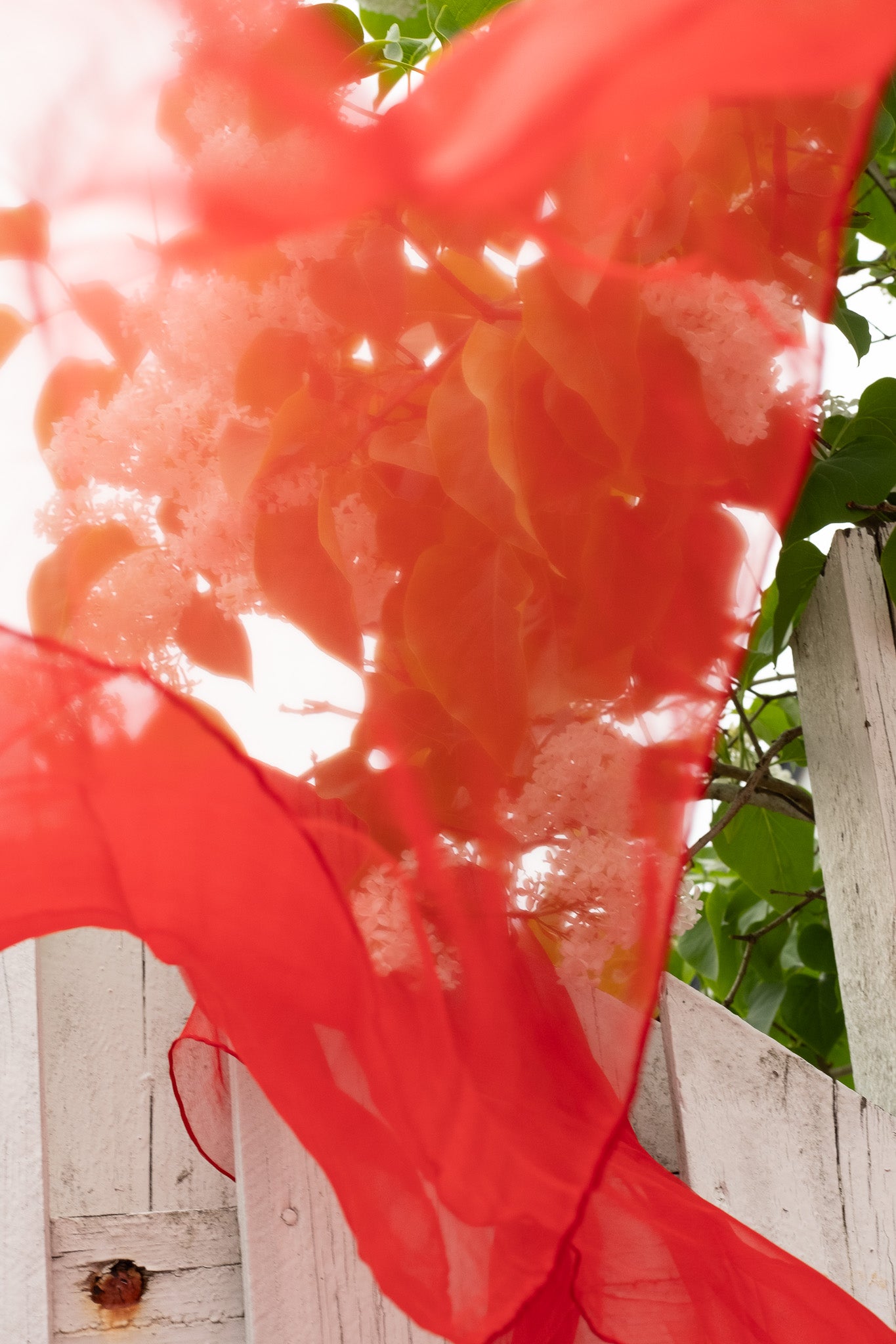 Lekesilke - 55x180cm - passion red