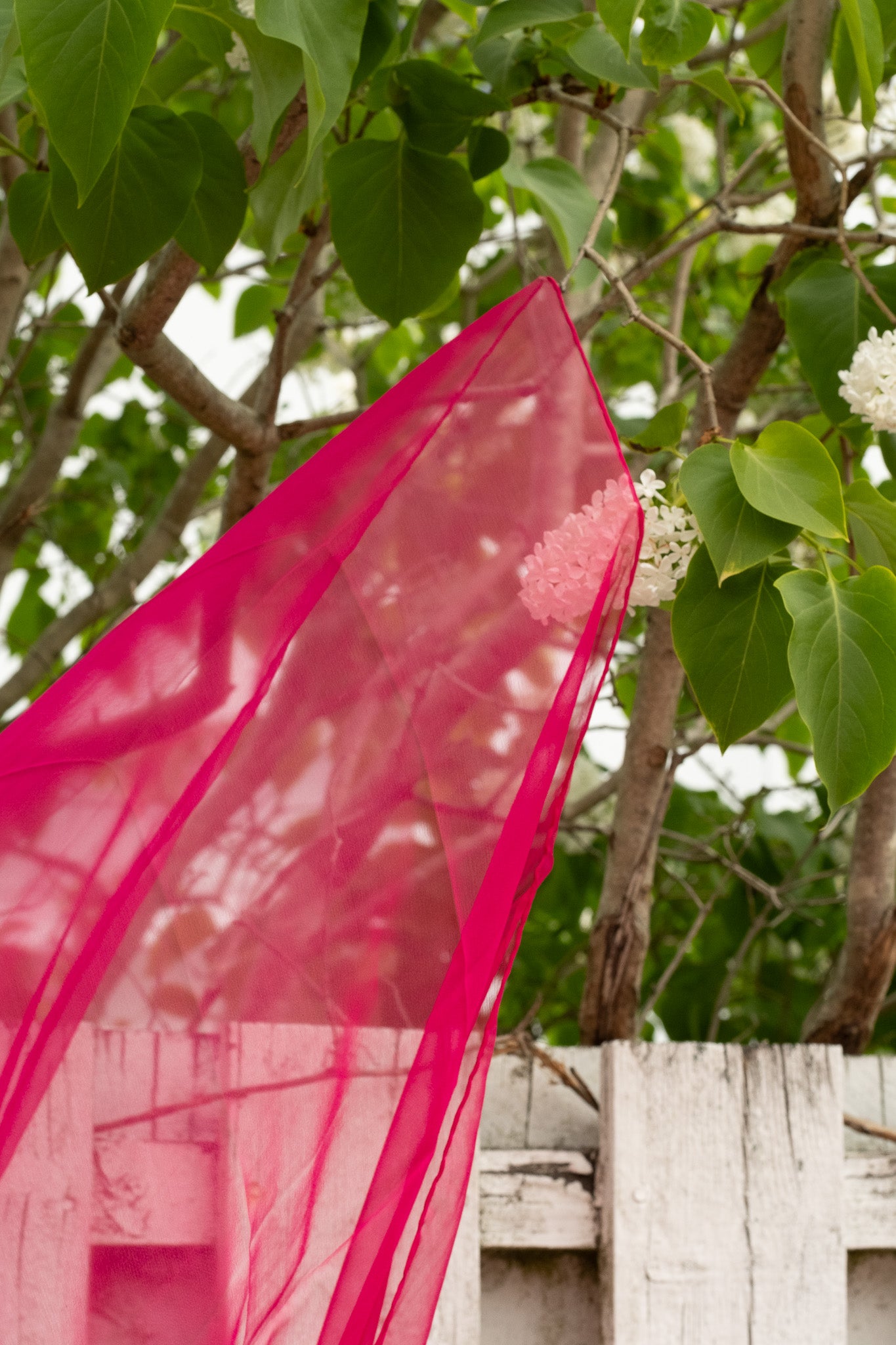 Lekesilke - 55x180cm - fuchsia