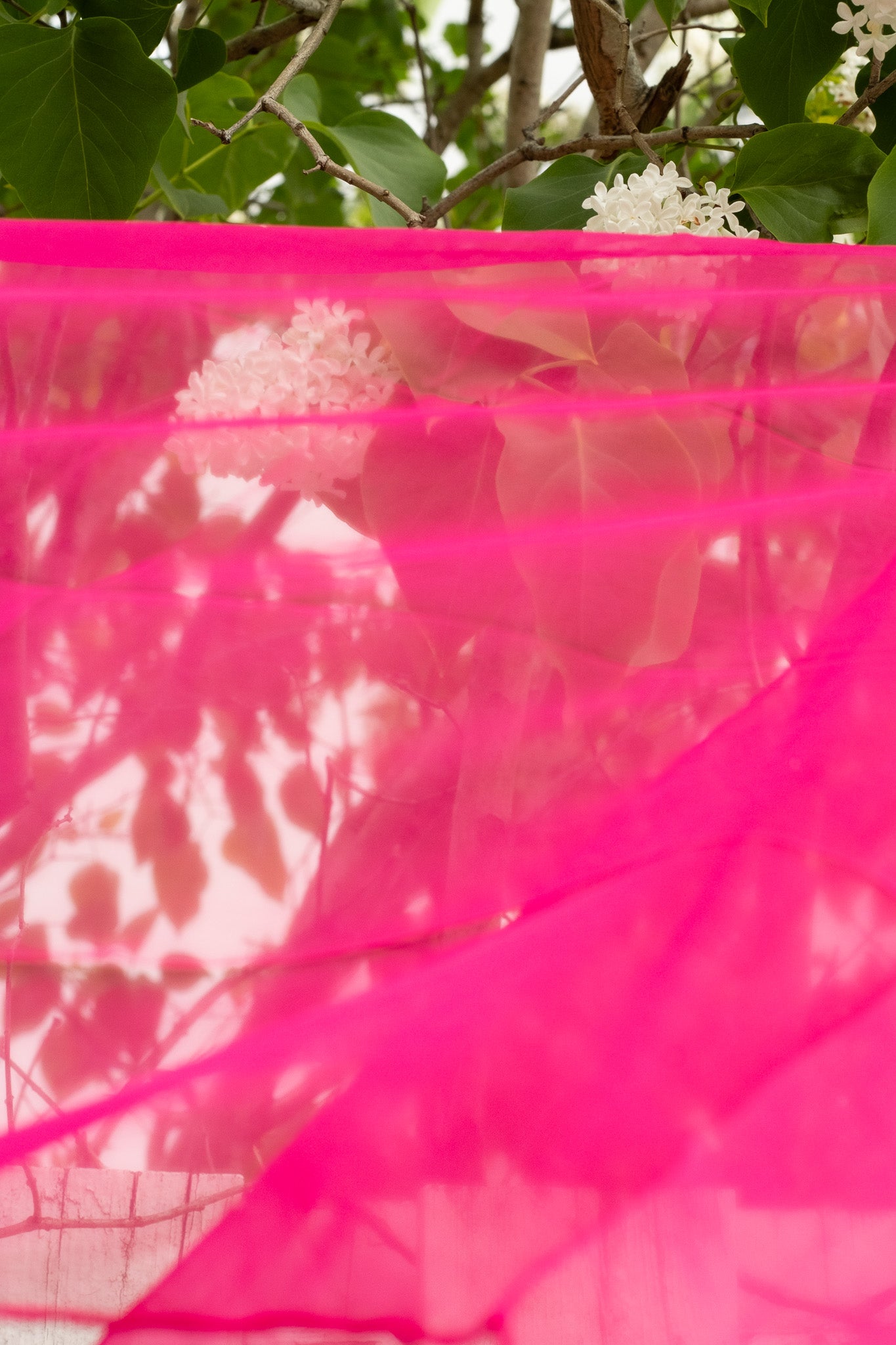 Lekesilke - 55x180cm - fuchsia