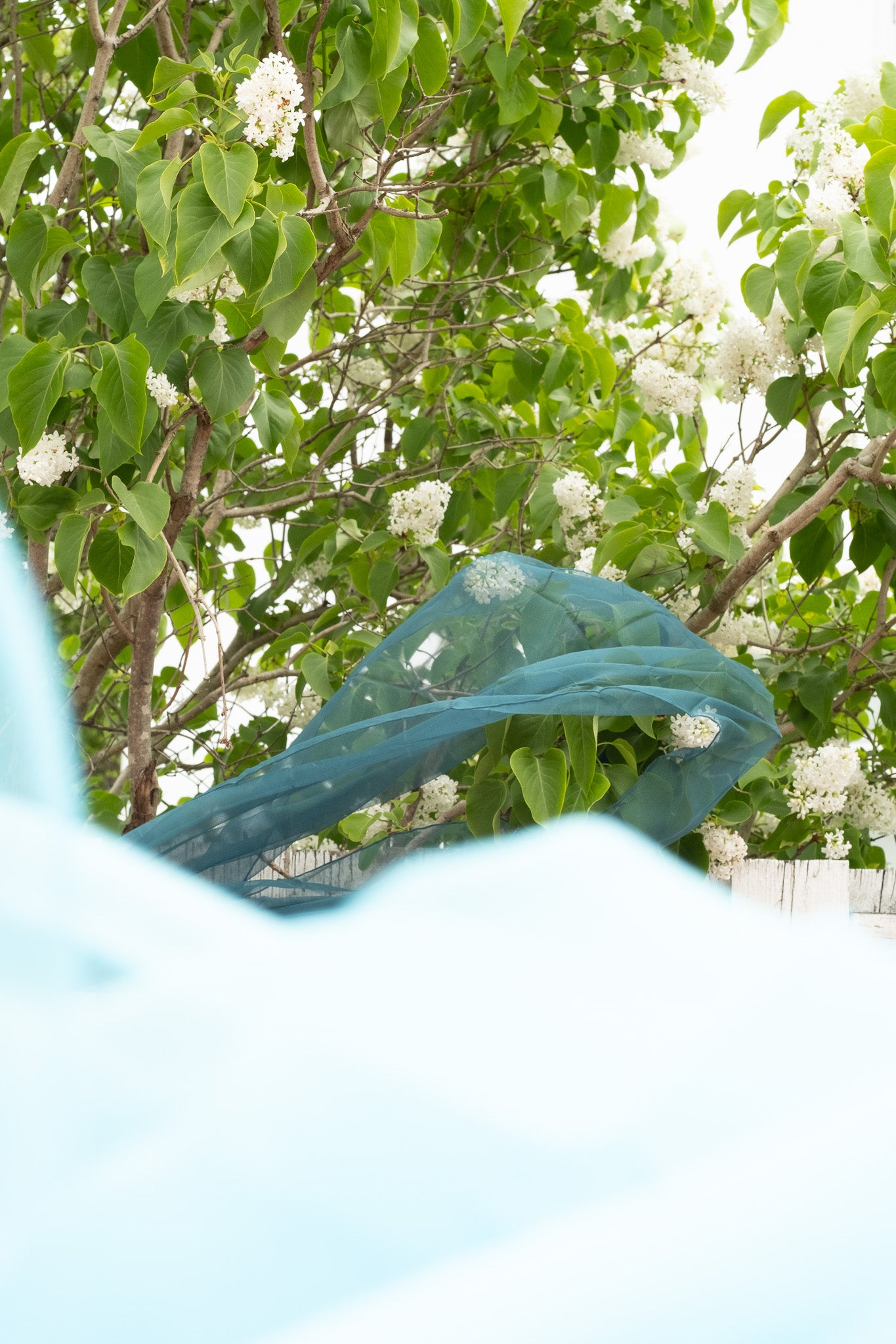 Lekesilke - 55x180cm - turquoise