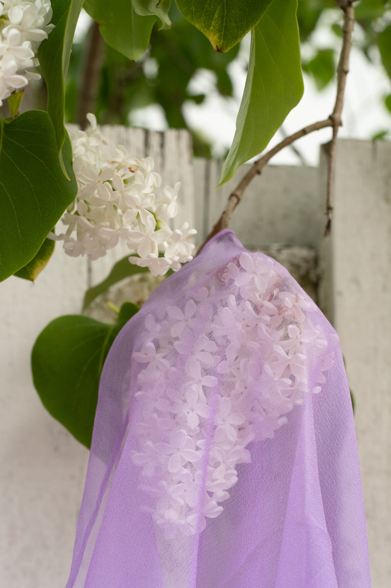 Lekesilke - 55x180cm - lilac