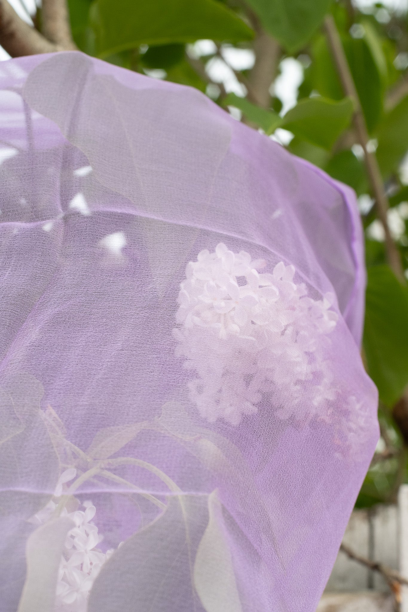 Lekesilke - 55x180cm - lilac