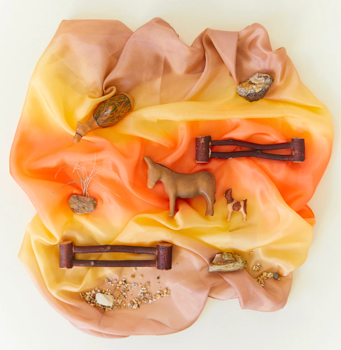 Medium lekesilke - earth - 88cm