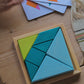 Tangram med oppskriftshefte