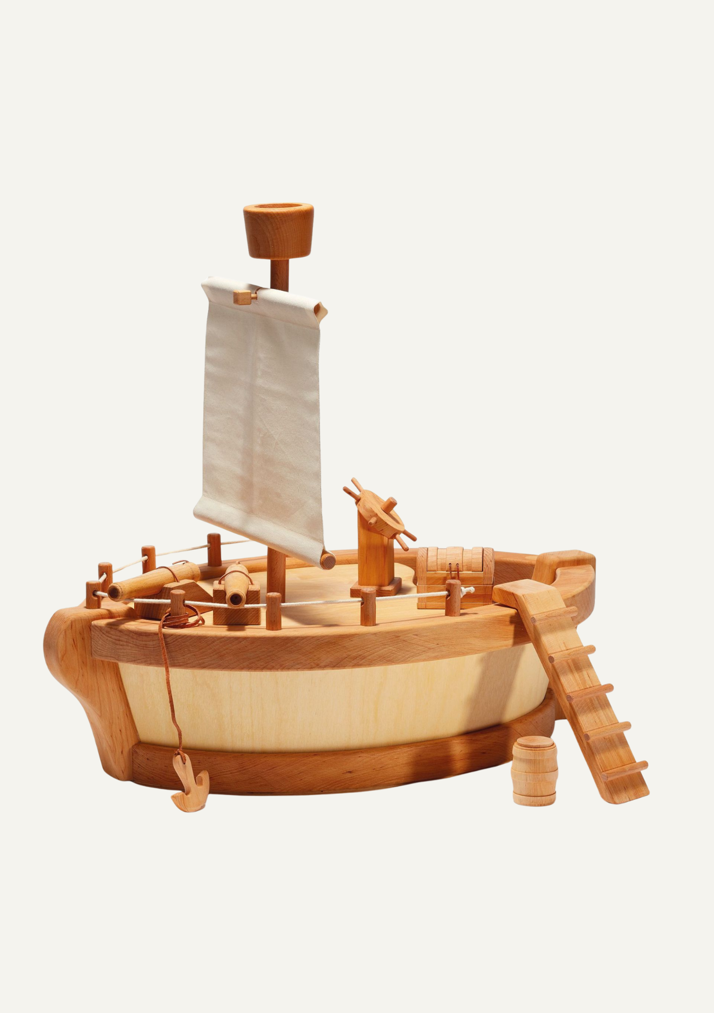 Sail mast with lookout - for boat/ark - trefigur