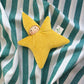 Stjernerangle - gullgul - 15cm