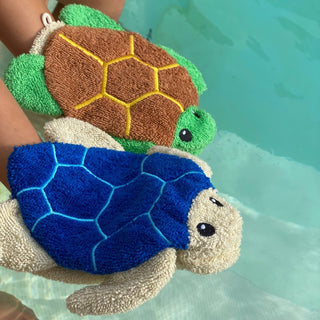 Øko vaskeklut - stor grønn skilpadde