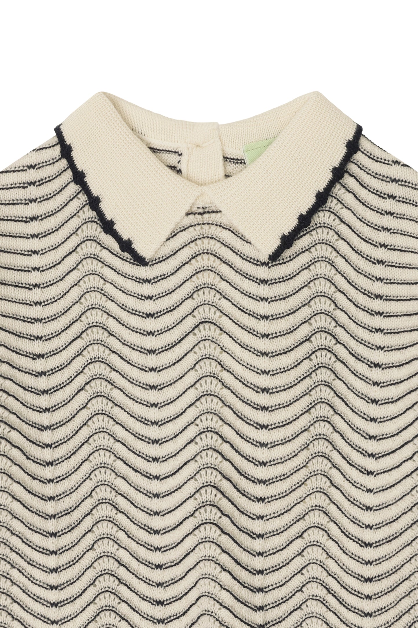 Baby Pointelle bluse i merinoull