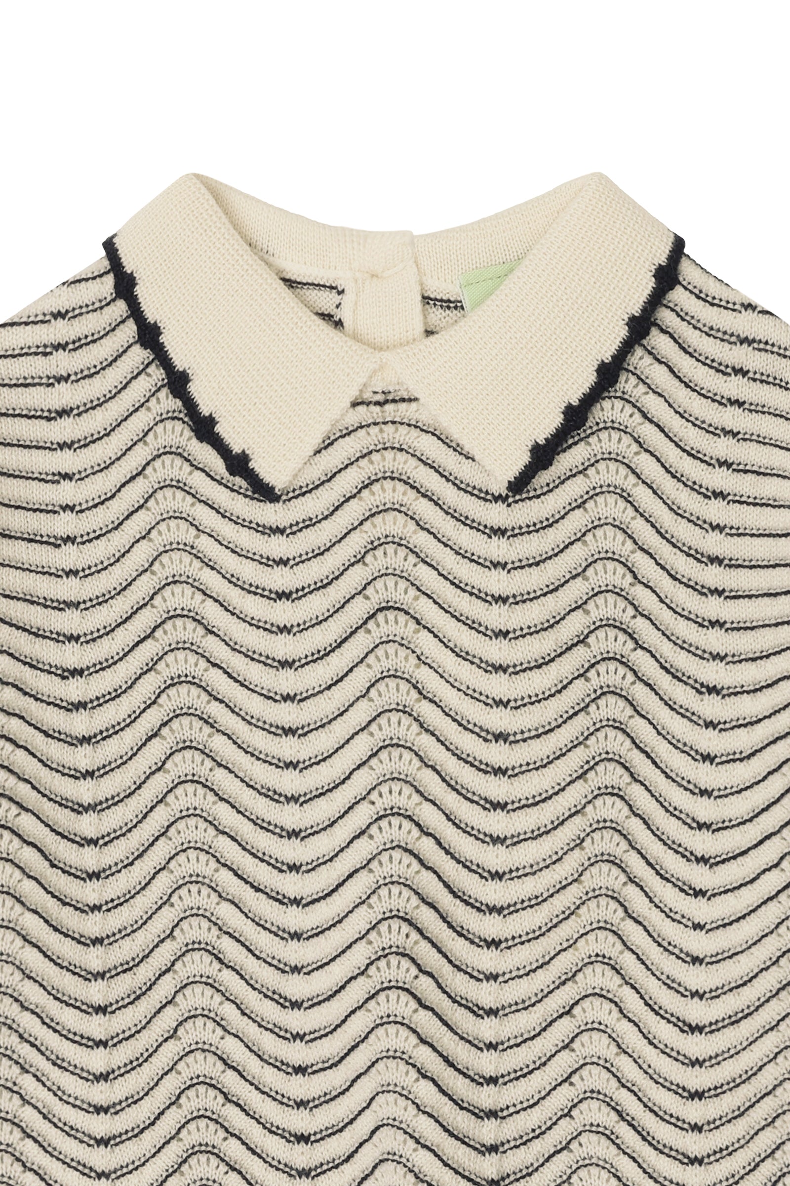 Baby Pointelle bluse i merinoull