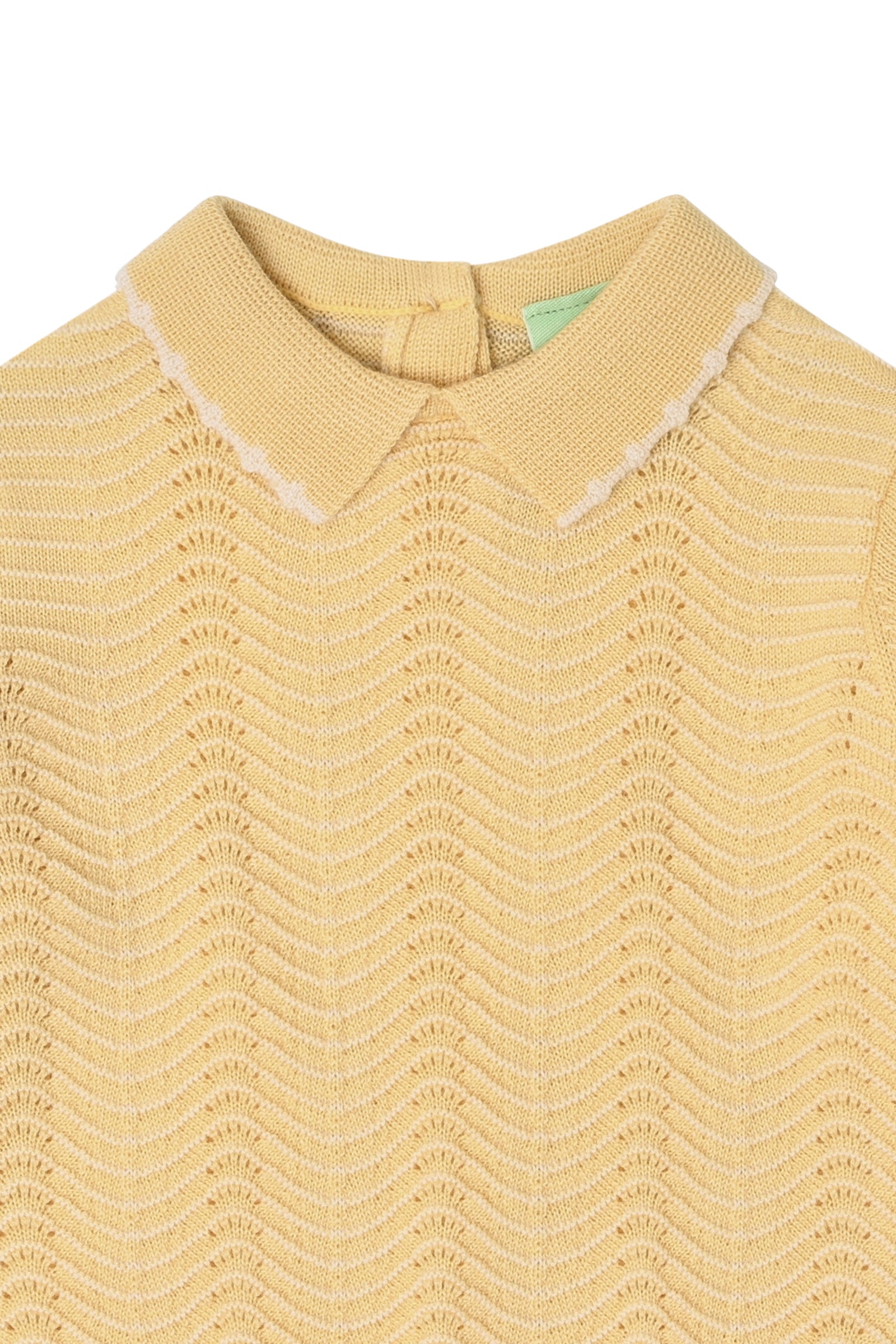 Baby Pointelle bluse i merinoull