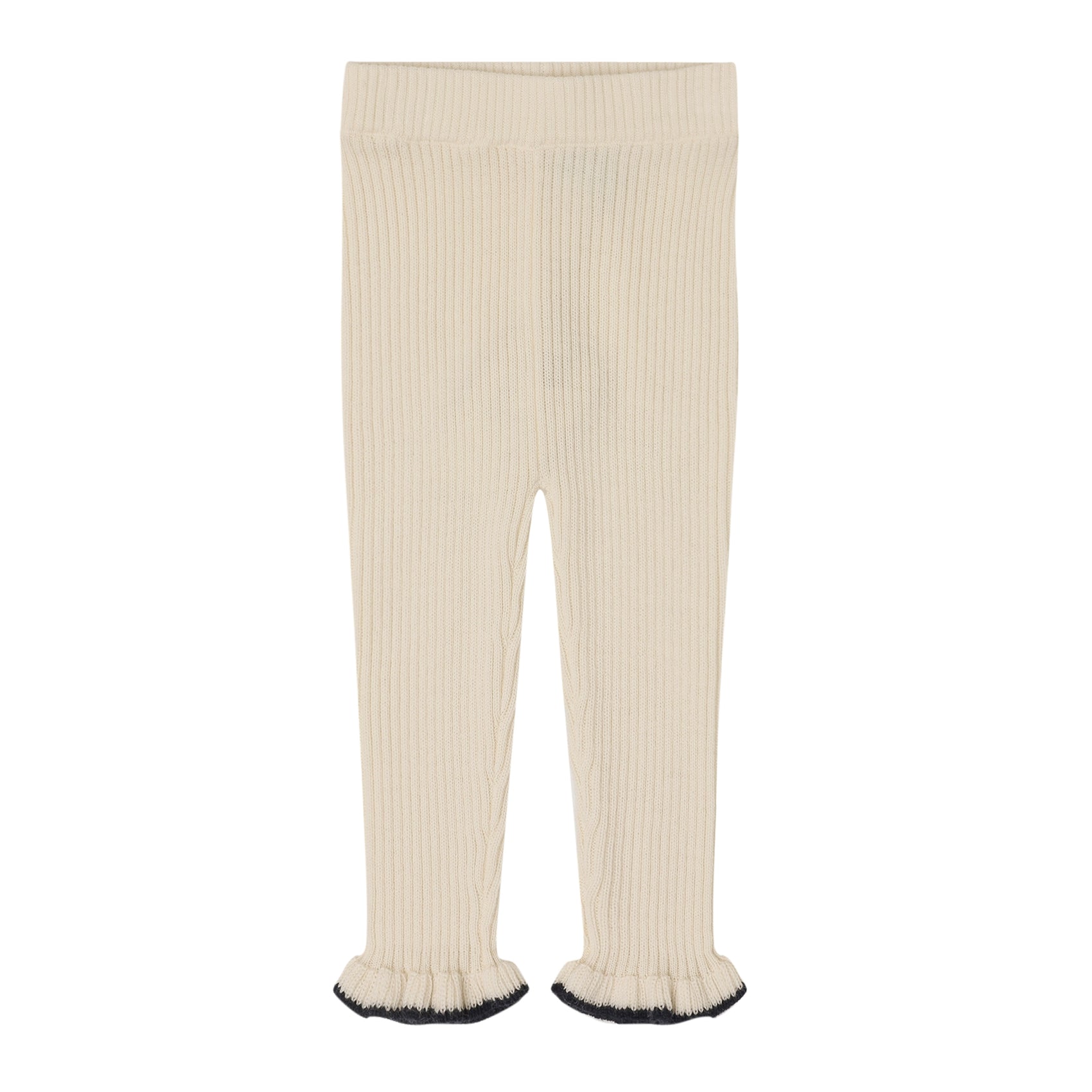 Baby Ruffle leggings i merinoull