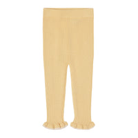 Baby Ruffle leggings i merinoull