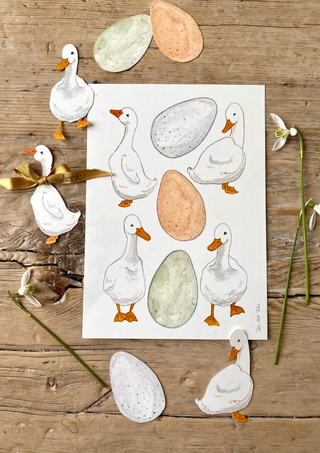 Cutest decorations for your Easter table  - papirkunst