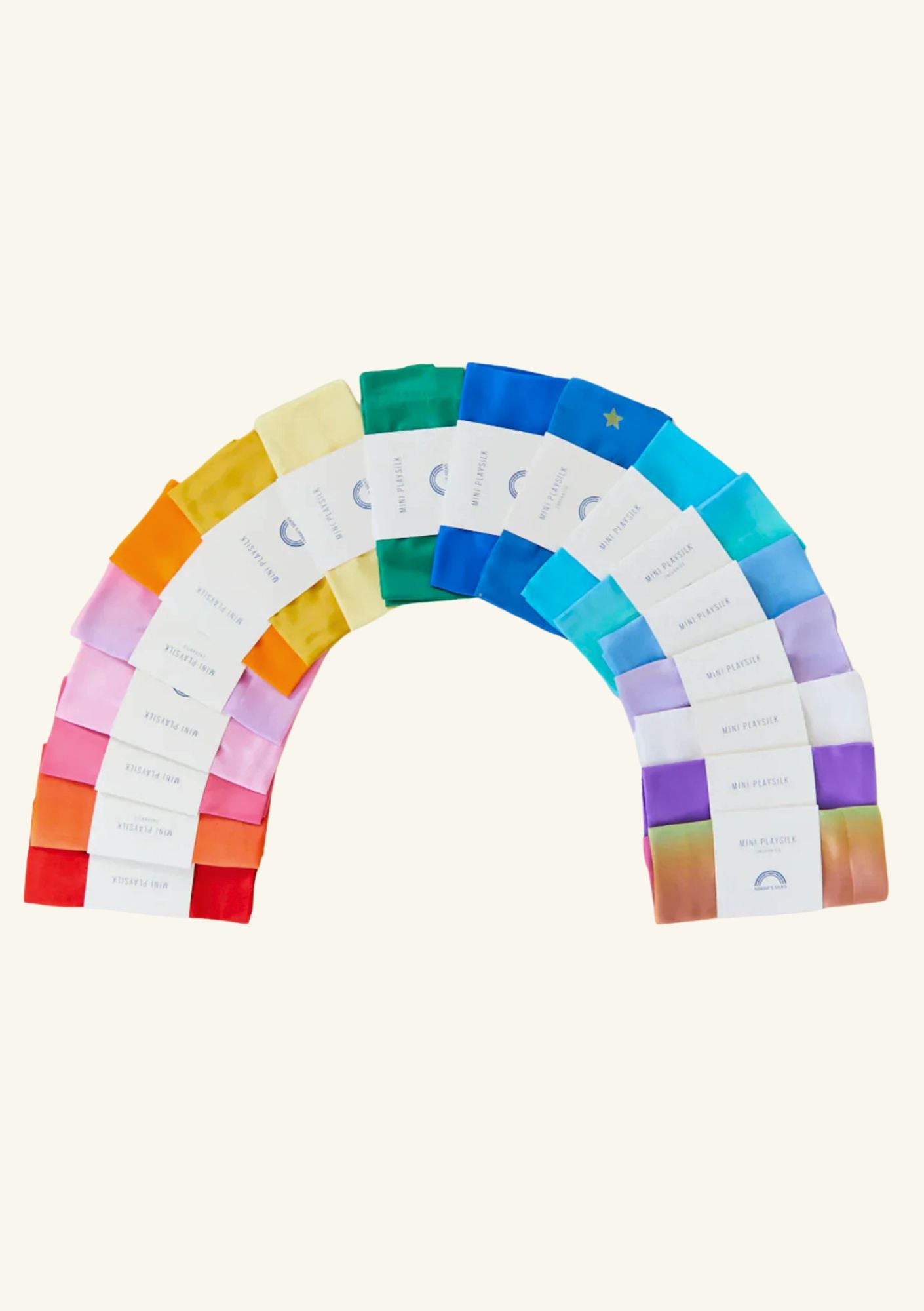 Mini lekesilke - ensfarget - 53cm