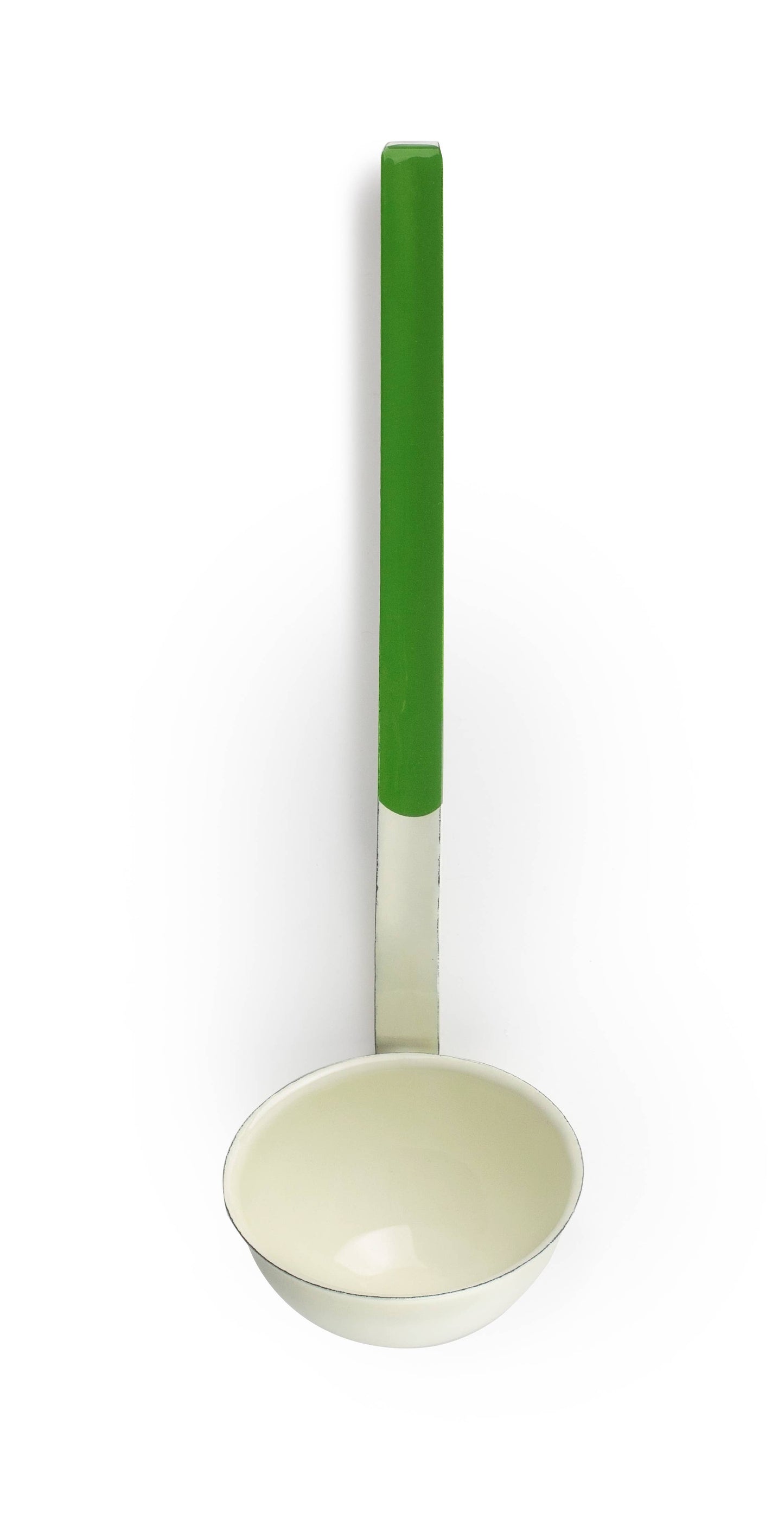 Øse - mosegrønt skaft - 35 cm