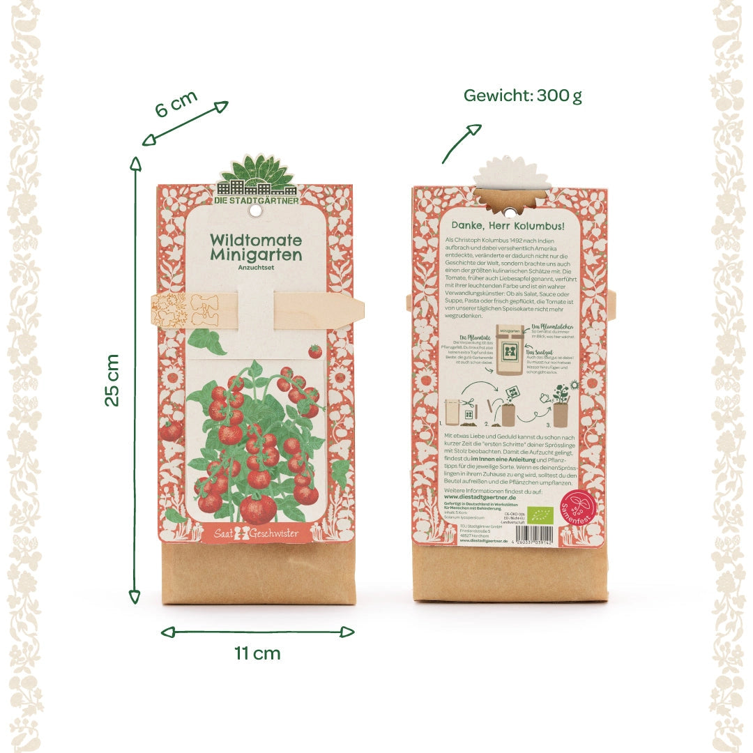 Alt-i-ett dyrkingssett - økologisk villtomat