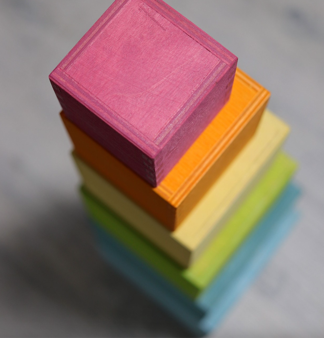 Stort sett med esker - pastell