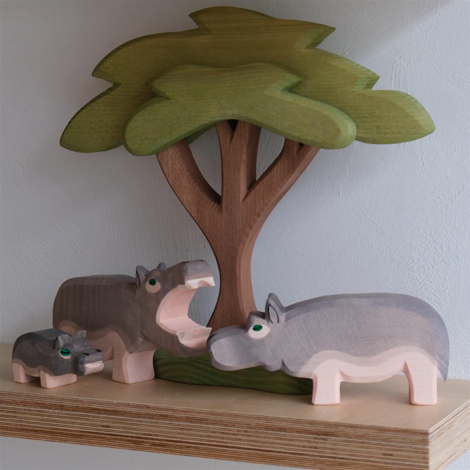 Hippopotamus open mouth - trefigur