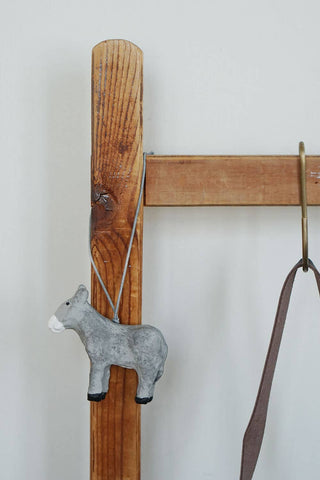 Pappmasjé juletrepynt esel